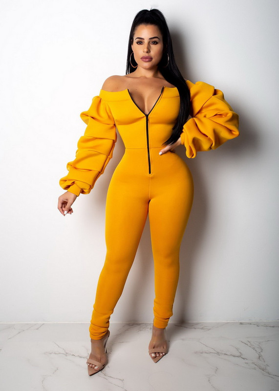 Seksualios moteriškos raižytos kaklo ilgomis rankovėmis Bodycon laisvalaikio kombinezonas Elegantiškas ilgas žiemos žaidimų kostiumas