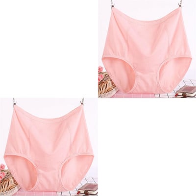 2 ks, veľká veľkosť XL-6XL, sexy dámske bavlnené nohavičky s vysokým pásom, priedušné, pevné, spodná bielizeň, dámske nohavičky