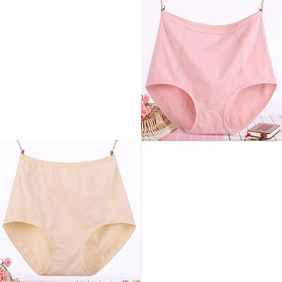 2 ks, veľká veľkosť XL-6XL, sexy dámske bavlnené nohavičky s vysokým pásom, priedušné, pevné, spodná bielizeň, dámske nohavičky