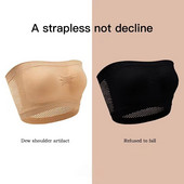 Ženski bešavni grudnjak Kamizol donje rublje L XL Crna prozračna seksi kratka majica Sport Fitnes Joga Ležerno