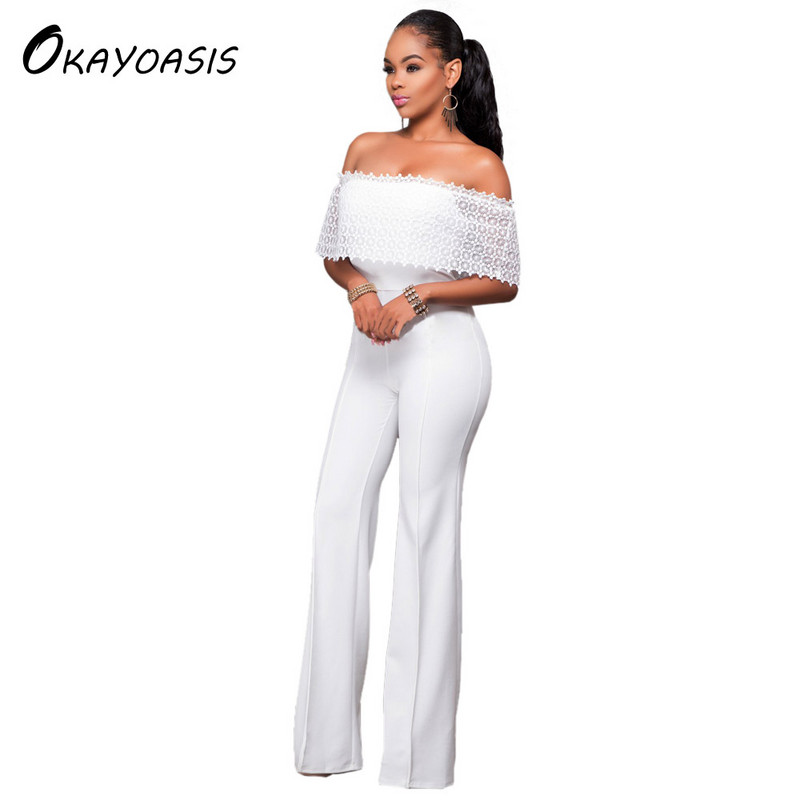 OKAYOASIS Seksi ženske široke nogavice, elegantne ravne ležerne duge hlače za zabavu