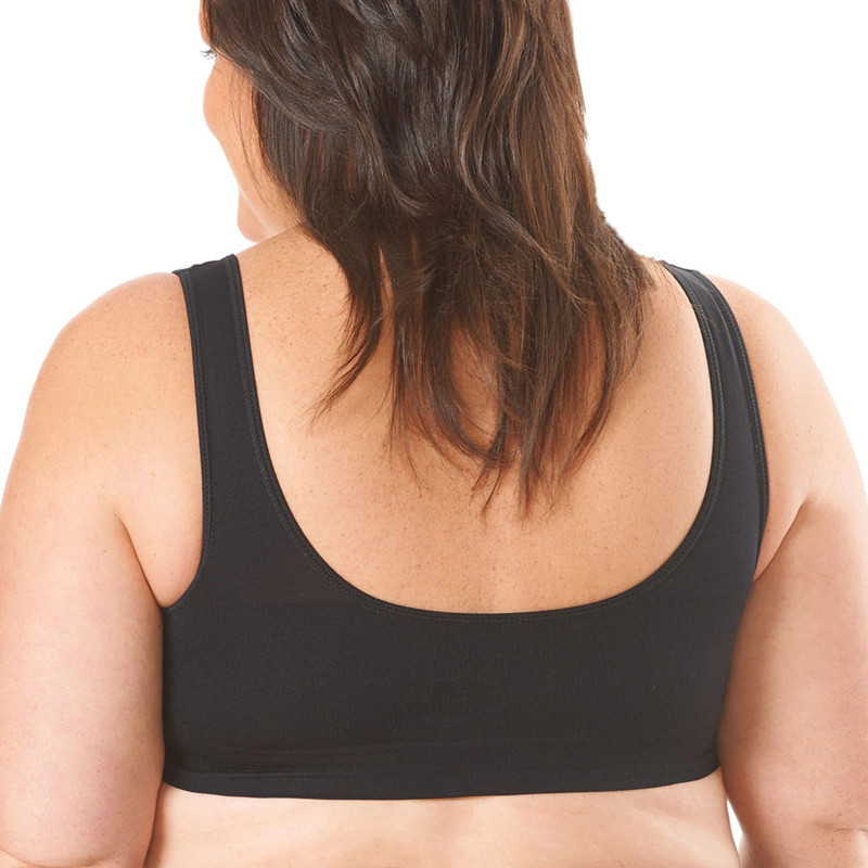 Tvirtas besiūlės liemenėlės be vielos Liemenėlės Push Up Bralette Viršutiniai moteriški apatiniai Moteriški Intymūs Belaidės Liemenėlės Didelio dydžio