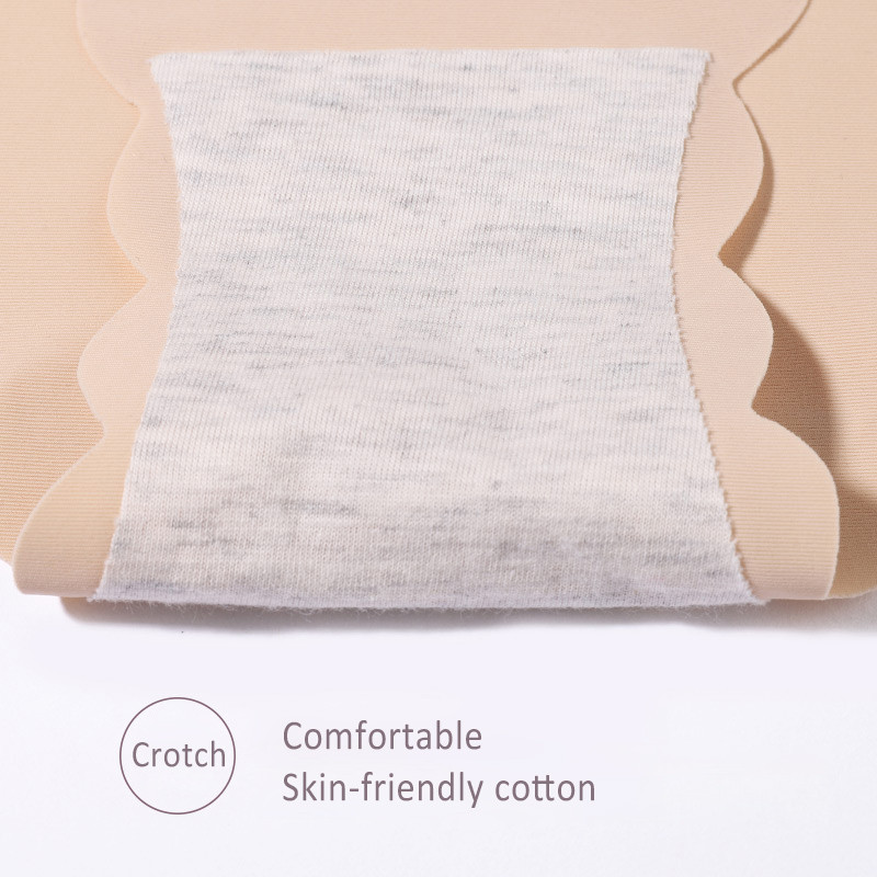VDOGRIR 3kom/lot Seksi ženski komplet gaćica srednjeg rasta Bešavne jednobojne gaćice Udobne gaćice Žensko donje rublje