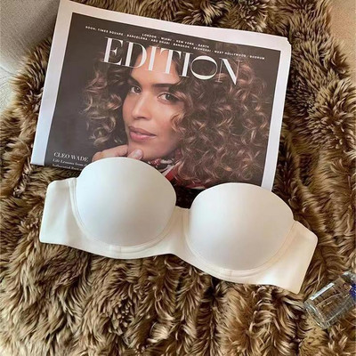 Bešavni grudnjaci za žene Mekano donje rublje Push Up grudnjak 1/2 košarice Bralette Udoban nevidljivi grudnjak bez žice Jednostavno seksi donje rublje