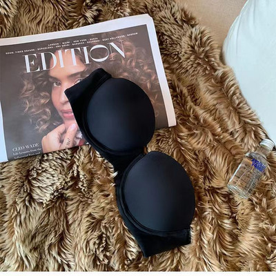 Bešavni grudnjaci za žene Mekano donje rublje Push Up grudnjak 1/2 košarice Bralette Udoban nevidljivi grudnjak bez žice Jednostavno seksi donje rublje