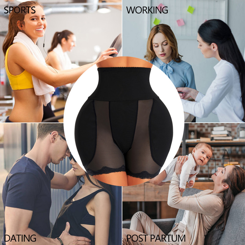 YBFDO odijelo za oblikovanje Podstavljene gaćice za podizanje stražnjice na bokovima Trenerke visokog struka za žene Trener za trbuščić Body Shaper Hip Enhancer Thigh Slim