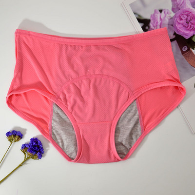 Naiste aluspüksid Aluspesu Lekkekindlad hingavad püksid Menstruatsioonipüksid Plusssuuruses veekindlad kõrge vöökohaga võrkShortspüksid pakk seksika pesuga