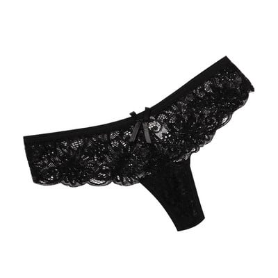 Módne sexy nohavičky Pohodlné slipy Vynikajúce šortky bez rozkroku Pevná spodná bielizeň Čipkovaná mašľa Tangá Duté dámske spodné prádlo