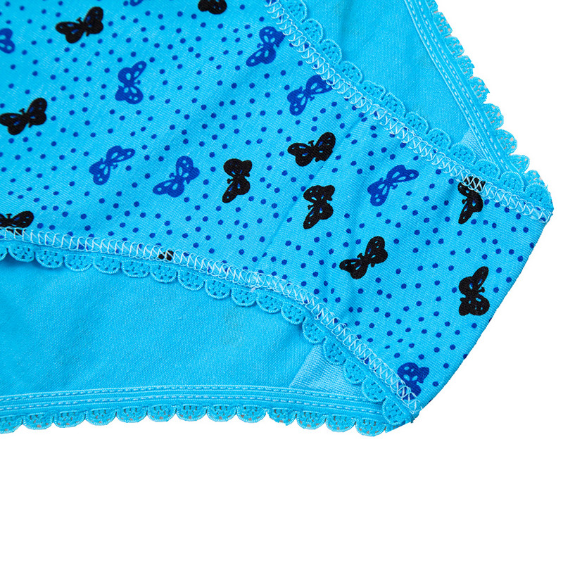 3 vnt/komplektas Moteriškos kelnaitės Medvilninės moteriškos apatinės kelnaitės Seksualios nėriniuotos kelnaitės su drugelių raštu dryžuotas didelio dydžio apatinis trikotažas M-XXL FUNCILAC