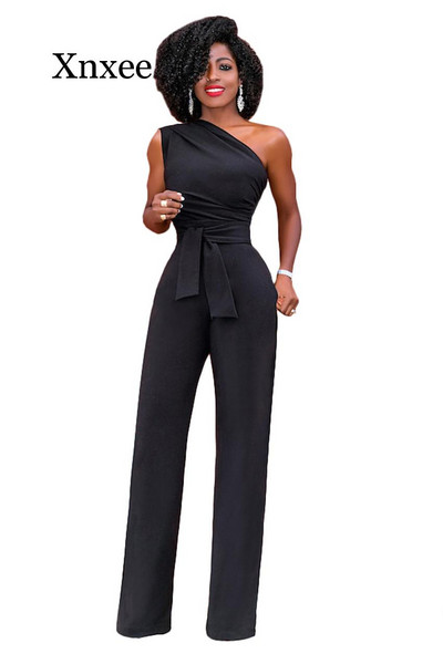 birojs āfrika Sieviešu bez pleciem ikdienas kombinezoni ar platām kājām bikses vasaras eleganti rombiņi Sieviešu kombinezoni ballītei Sieviešu kombinezoni