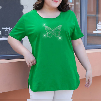 Vară, toamnă, modă, Tendință Diamon, tricou coreean pentru femei, simplu, mai mare, solid, top supradimensionat, pulover, ocazional, pentru femei