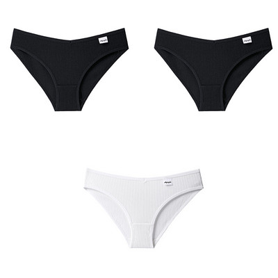 3PCS/Lot S-4XL Pamučne gaćice Ženske gaćice Seksi gaćice za žene Gaćice Donje rublje Velikih gaćica Donje rublje 8 jednobojnih