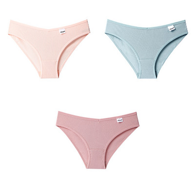 3PCS/Lot S-4XL Pamučne gaćice Ženske gaćice Seksi gaćice za žene Gaćice Donje rublje Velikih gaćica Donje rublje 8 jednobojnih