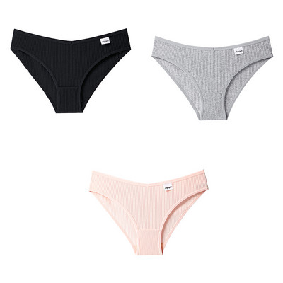 3PCS/Lot S-4XL Pamučne gaćice Ženske gaćice Seksi gaćice za žene Gaćice Donje rublje Velikih gaćica Donje rublje 8 jednobojnih