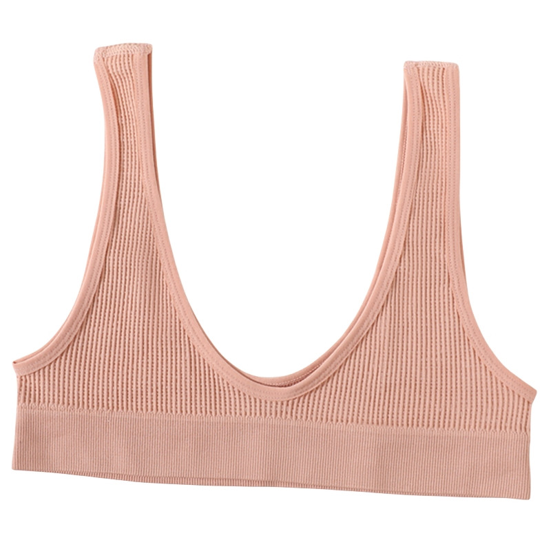 Moteriškos besiūlės liemenėlės Push Up liemenėlės sportinės gilios U formos Bralette Nowire apatiniai moteriški Patogūs seksualūs apatiniai apatiniai intymūs drabužiai