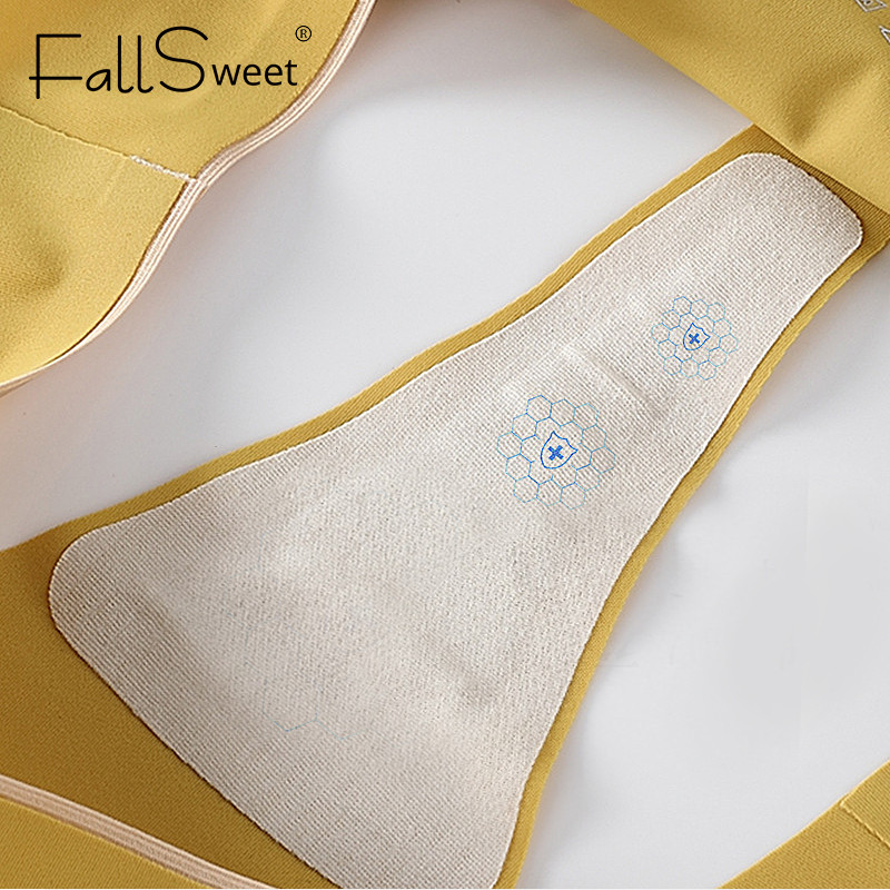 FallSweet 3 ks/sada! Bezšvové tangá, sexy tangá, spodná bielizeň pre ženy, ľadovo hodvábne dámske spodné prádlo s T-back nohavičky, veľkosť ML XL