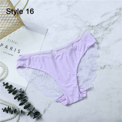 Dámske sexy čipkované nohavičky z bavlny, bezšvové priedušné leopardové sexy spodné prádlo z ľadového hodvábu, módne spodné prádlo