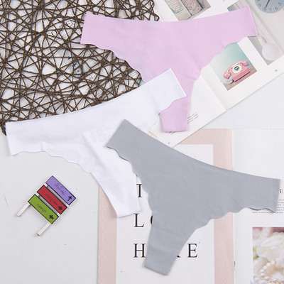 Dámske spodné prádlo s logom srdca za najnižšiu cenu, sexy, pohodlné, bavlnené, s dlhým rukávom, tangá, 3 ks