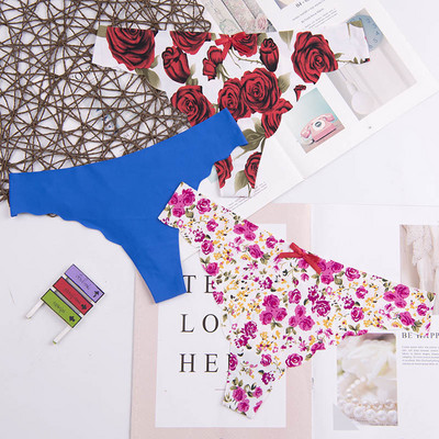 Dámske spodné prádlo s logom srdca za najnižšiu cenu, sexy, pohodlné, bavlnené, s dlhým rukávom, tangá, 3 ks