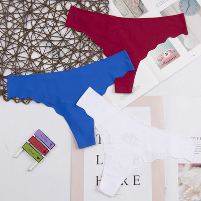 Dámske spodné prádlo s logom srdca za najnižšiu cenu, sexy, pohodlné, bavlnené, s dlhým rukávom, tangá, 3 ks