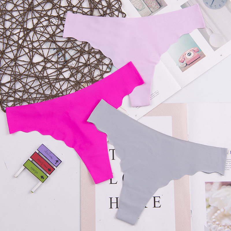 Dámske spodné prádlo s logom srdca za najnižšiu cenu, sexy, pohodlné, bavlnené, s dlhým rukávom, tangá, 3 ks