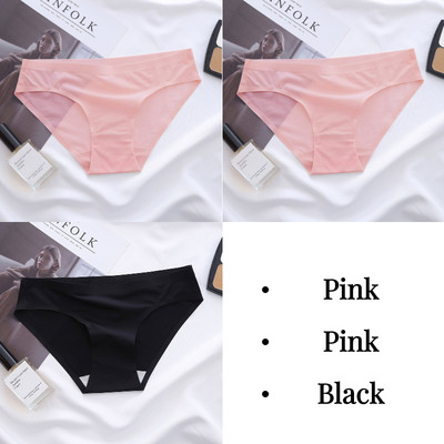 BZEL solidžios moteriškos kelnaitės Seksualūs besiūliai apatiniai sportiniai kvėpuojantys kelnaitės Mergaičių apatinės kelnaitės iš ledinio šilko apatinio trikotažo Karštas išpardavimas