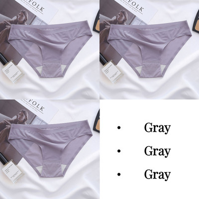 BZEL solidžios moteriškos kelnaitės Seksualūs besiūliai apatiniai sportiniai kvėpuojantys kelnaitės Mergaičių apatinės kelnaitės iš ledinio šilko apatinio trikotažo Karštas išpardavimas