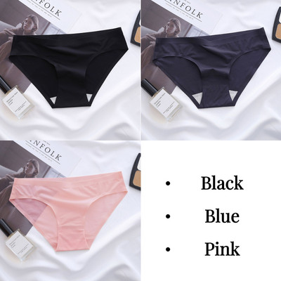 BZEL solidžios moteriškos kelnaitės Seksualūs besiūliai apatiniai sportiniai kvėpuojantys kelnaitės Mergaičių apatinės kelnaitės iš ledinio šilko apatinio trikotažo Karštas išpardavimas