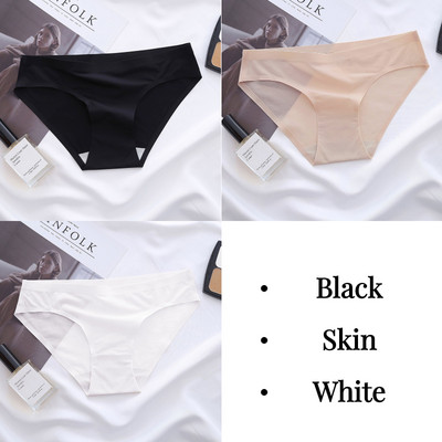 BZEL solidžios moteriškos kelnaitės Seksualūs besiūliai apatiniai sportiniai kvėpuojantys kelnaitės Mergaičių apatinės kelnaitės iš ledinio šilko apatinio trikotažo Karštas išpardavimas