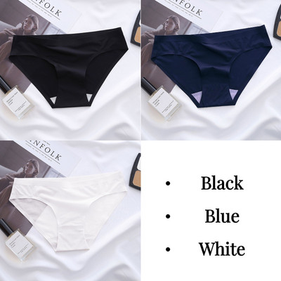 BZEL solidžios moteriškos kelnaitės Seksualūs besiūliai apatiniai sportiniai kvėpuojantys kelnaitės Mergaičių apatinės kelnaitės iš ledinio šilko apatinio trikotažo Karštas išpardavimas