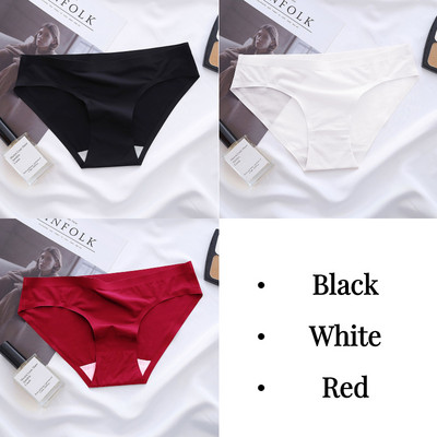 BZEL solidžios moteriškos kelnaitės Seksualūs besiūliai apatiniai sportiniai kvėpuojantys kelnaitės Mergaičių apatinės kelnaitės iš ledinio šilko apatinio trikotažo Karštas išpardavimas