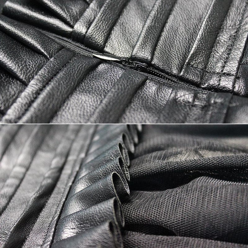 Prozirni mrežasti gornji dio s mašnom Pu kožni kombinezoni bez rukava s dubokim V izrezom, elegantni dugi kombinezon za noćni klub, dugi kombinezon