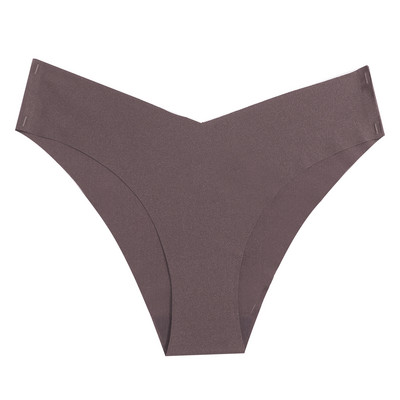 Seksualūs bikini moteriškos ledinės šilko kelnaitės Besiūlės vientisos moteriškos apatinės kelnaitės Žemo aukščio, didelio elastingumo, minkštos moteriškos kelnaitės, madingi apatiniai