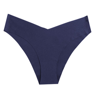 Seksualūs bikini moteriškos ledinės šilko kelnaitės Besiūlės vientisos moteriškos apatinės kelnaitės Žemo aukščio, didelio elastingumo, minkštos moteriškos kelnaitės, madingi apatiniai