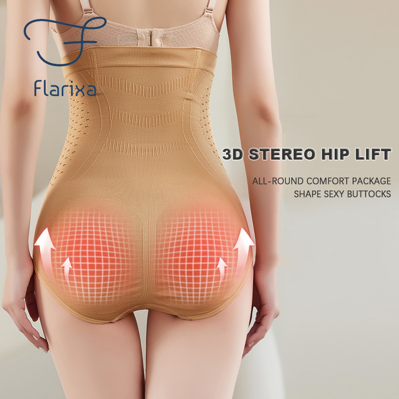Flarixa gaćice visokog struka s ravnim trbuhom Bešavne ženske gaćice Seksi šuplje prozračno donje rublje Udobne pamučne gaćice Shaper