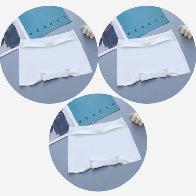 BZEL 3PCS Ženske gaćice Bešavne bokserice Prozračno donje rublje Udobne kratke hlače za dječake Svileno satensko donje rublje Ženske sportske gaće