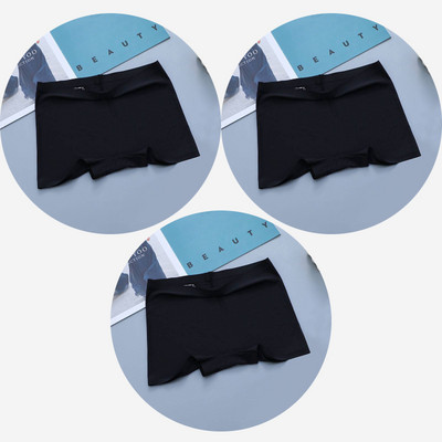 BZEL 3PCS Ženske gaćice Bešavne bokserice Prozračno donje rublje Udobne kratke hlače za dječake Svileno satensko donje rublje Ženske sportske gaće