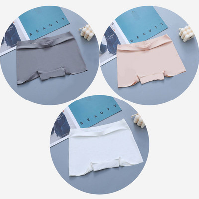 BZEL 3PCS Ženske gaćice Bešavne bokserice Prozračno donje rublje Udobne kratke hlače za dječake Svileno satensko donje rublje Ženske sportske gaće