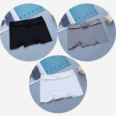 BZEL 3PCS Ženske gaćice Bešavne bokserice Prozračno donje rublje Udobne kratke hlače za dječake Svileno satensko donje rublje Ženske sportske gaće