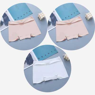 BZEL 3PCS Ženske gaćice Bešavne bokserice Prozračno donje rublje Udobne kratke hlače za dječake Svileno satensko donje rublje Ženske sportske gaće