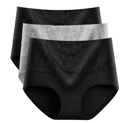 Didelio dydžio kelnaitės Moteriški apatiniai apatiniai aukštu juosmeniu, medvilniniai, besiūliai kelnaitės, seksualūs apatiniai apatiniai, skirti moterims L-5XL