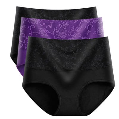 Didelio dydžio kelnaitės Moteriški apatiniai apatiniai aukštu juosmeniu, medvilniniai, besiūliai kelnaitės, seksualūs apatiniai apatiniai, skirti moterims L-5XL