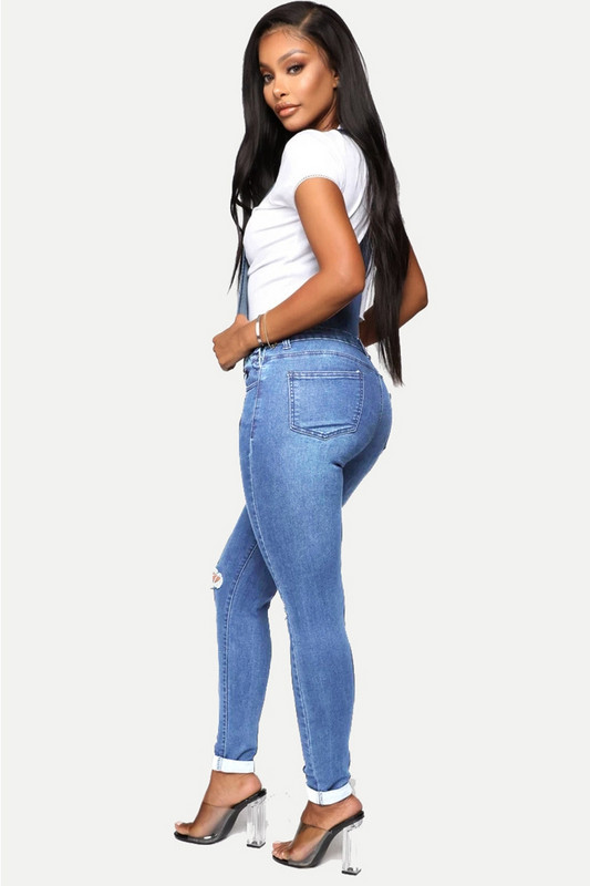 Nauji pavasario moteriški kombinezonai, šaunūs džinsiniai kombinezonai, išplyšę skylutes, laisvalaikio džinsai, moteriški berankoviai liesi kombinezonai, tuščiaviduriai šliaužtinukai