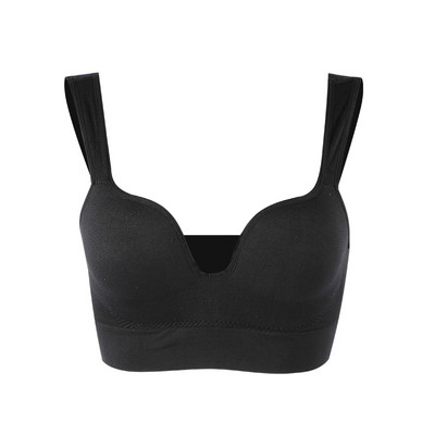 Sutiene de mărime Plus pentru femei Lenjerie de corp Sutien fără oase cu sârmă Sutien Push Up fără sudură Topuri Bralette Sutien Vestă sport fără fir