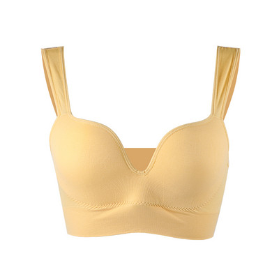Sutiene de mărime Plus pentru femei Lenjerie de corp Sutien fără oase cu sârmă Sutien Push Up fără sudură Topuri Bralette Sutien Vestă sport fără fir