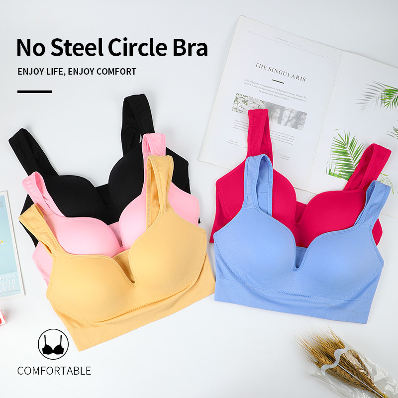 Sutiene de mărime Plus pentru femei Lenjerie de corp Sutien fără oase cu sârmă Sutien Push Up fără sudură Topuri Bralette Sutien Vestă sport fără fir