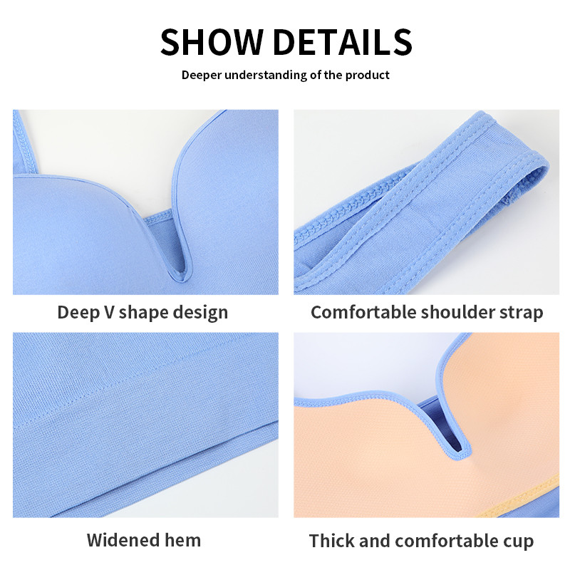 Sutiene de mărime Plus pentru femei Lenjerie de corp Sutien fără oase cu sârmă Sutien Push Up fără sudură Topuri Bralette Sutien Vestă sport fără fir