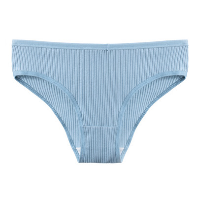 Pamučne ženske gaćice na pruge Žensko donje rublje Jednobojno mekano žensko donje rublje Udobne ženske gaćice Seksi bešavne gaće