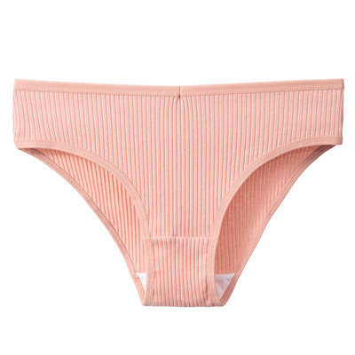 Pamučne ženske gaćice na pruge Žensko donje rublje Jednobojno mekano žensko donje rublje Udobne ženske gaćice Seksi bešavne gaće