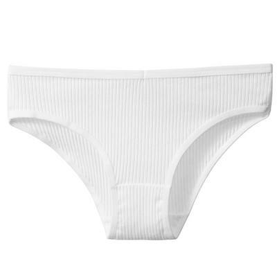 Pamučne ženske gaćice na pruge Žensko donje rublje Jednobojno mekano žensko donje rublje Udobne ženske gaćice Seksi bešavne gaće